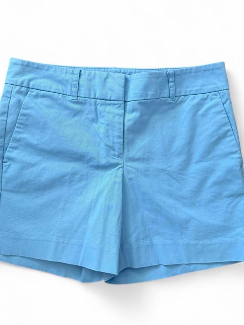 Ann Taylor Factory Blue Cotton Shorts